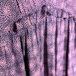 Banjanan Sz S Constance Dress Petal Power Blueprint Print Cotton Voile Maxi Blue Photo 6