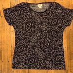 Jaclyn Smith Collection Black White Stretch Top, XXL Photo 1