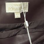 Torn By Ronny Kobo  Paloma faux leather bubble mini skirt Sz S Photo 5