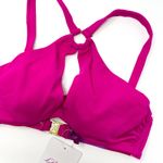 L'AGENT by Agent Provocateur Adrina Pink Cut Out Swim Top Photo 7