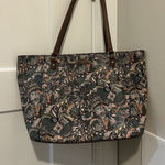 Sakroots Metro Tote Sienna Desert Spirt Beige Tan Coated Canvas Hippie Artsy Photo 0