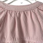 Pilcro  Anthropologie Pale Pink Cotton Linen Button Down Puff Sleeve Dress XXS Photo 7