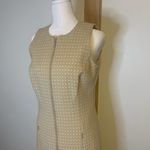 W By Worth tan zip front midi dress size 6 Photo 2
