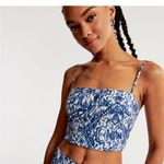 Abercrombie & Fitch ‎ Crinkle Textured Squareneck Set Top, Medium Photo 0