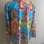 Saint Tropez West Multicolor Paisley Tunic size 1x Photo 12