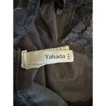 Yahada‎ Babydoll Lace Trim Cami Size Medium Fitted Ribbed Stretch Y2K Whimsigoth Photo 5