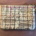 Coach  1941 Plaid Wristlet Photo 1