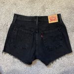 Levi's 501 Black Demon Shorts Photo 2
