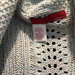 Women's Cream Sweater with Button Detail Size L Photo 2