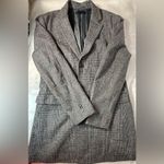 Uniqlo  Women's Charcoal Checkered Blazer Photo 10