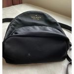 Kate Spade Nylon Mini Backpack Leather Straps 3 Sections Travel Career GUC Photo 3