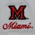 Miami university white long sleeve, marked as a boys xl fits a womens small Photo 1