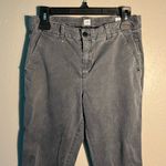 Gap Gray Straight Leg Jeans Casual Style Girlfriend Chinos Pants SZ 2 Khakis Photo 2