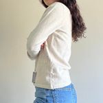 Liz Claiborne Embroidered Beige Cardigan NWT Photo 4