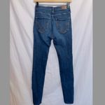 Hollister Soft Stretch Dark Wash Denim Ultra High Rise Super Skinny Jean size 26 Photo 4