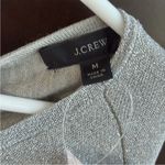 J.Crew NWT Lurex Twist Back Dress Shimmery Silver Size Medium Retail $268.00 Photo 5