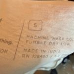 Pact  Womens V-Neck Long Sleeve‎ T-Shirt Organic Cotton White Top Photo 6