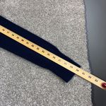 Theory Suffira Lofty Womens L Cashmere Colorblock Crewneck Sweater Navy Green Photo 5