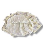 Aerie  Yellow Floral Tiered Ruffle Mini‎ Skirt Large Boho Cottagecore Lace Trim Photo 4