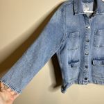 a.n.a  2X Denim Jacket Chore Coat Utility Denim Boho Preppy Plus Minimalist Capsule Photo 2