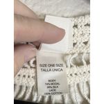 Chico's  Womens One Size Tropical Floral Kimono Top Lace Back Silk Blend Beach Photo 3