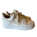 Womens Nike Air Force 1 Low '07 Essential Cream Ivory Size 8 Sneakers Shoes Photo 2
