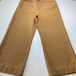 Pendleton  High Waist Crop Pant 14 Peanut Duck Cloth Wide Leg‎ Photo 4