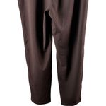 Dennis Basso Luxe Crepe Slim Straight Pull On Pants Chocolate Small Petite Photo 11