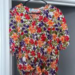 Chaus Vibrant Floral Tie Photo 0