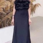 ZARA Black Contrast Camisole Combination Dress Photo 0