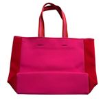 Summersalt Neoprene Beach Tote Hibiscus Lava Colorblock Pink Red Large Bag Photo 7