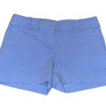 Loft Ann Taylor womens 0 - 28" Periwinkle/baby Blue Chino Shorts, flat front Photo 2