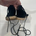 Free People Marina Lace Up Espadrille Women’s Black Sandals size EU 39 US 8.5 Photo 3