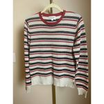Chloe Stora Striped Sparkle Sweater Sz. 2 (US M) Red Size M Photo 3