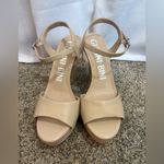 Gianni Bini Ophyliah Leather Ankle Strap Stiletto Platform Dress Sandals EUC 9.5 Photo 1