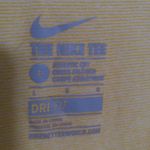 Nike The Tee L Dri-Fit V-Neck Short Sleeved Micro Striped Yellow Photo 3
