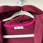 Target OVLA Small Red Maroon Sweater Cardigan Robe Dual Pockets Hoodie Winter Christmas Photo 1