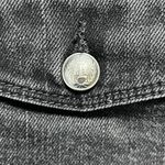 Ralph Lauren Lauren  Vintage Black Denim Pencil Skirt Knee Length Buckle Womens 6 Photo 7