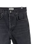 AGOLDE Riley High Rise Straight Crop Jeans Panoramic Charcoal Wash Womens 26 Photo 2
