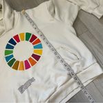Pangaia x SDGS Hoodie Sweatshirt organic cotton womens Cream (small) casual Red Photo 5