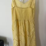 Japna Yellow Eyelet Dress Photo 0