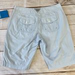 Columbia  PFG Light Blue Pinstripe Omni Shade Bermuda Shorts with Pockets 30UPF Photo 3