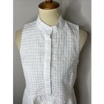Tuckernuck  White Burnout Sleeveless Royal Shirt Dress Small S Photo 5