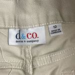 D&CO. Women’s Jean Style Bermuda Shorts Tan‎ Size 12 Inseam 10” Tan Photo 5