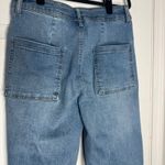 OAT NY Wide Leg Medium Wash Denim Jeans Size 10/30 Blue Photo 2