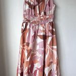 Petal and Pup Girl and the Sun Everleigh Leaf Print Midi Dress M Photo 6