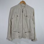 Linen And Lace‎ Mix Utility Jacket Size Large Chico's Size 2 Photo 2