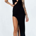 Princess Polly Jaxon Black Midi Dress Photo 0