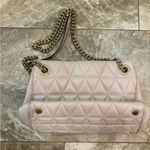 Michael Kors  pink Quilted Shoulder Bag with Gold Chain Photo 3