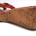 Yellow Box 'Amber' Cork Platform Wedges Tan Photo 2